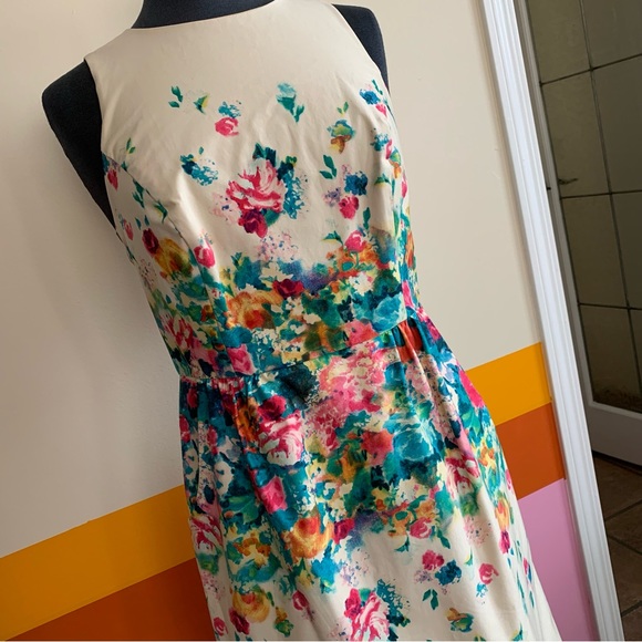 Anthropologie Maeve Tea Garden Floral Sheath Dress - Picture 5 of 10